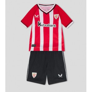 Athletic Bilbao kläder Barn 2023-24 Hemmatröja Kortärmad (+ korta byxor)